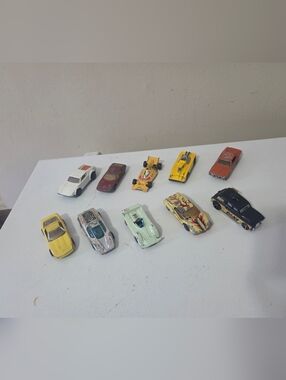 Vintage Diecast Car Lot Of 10